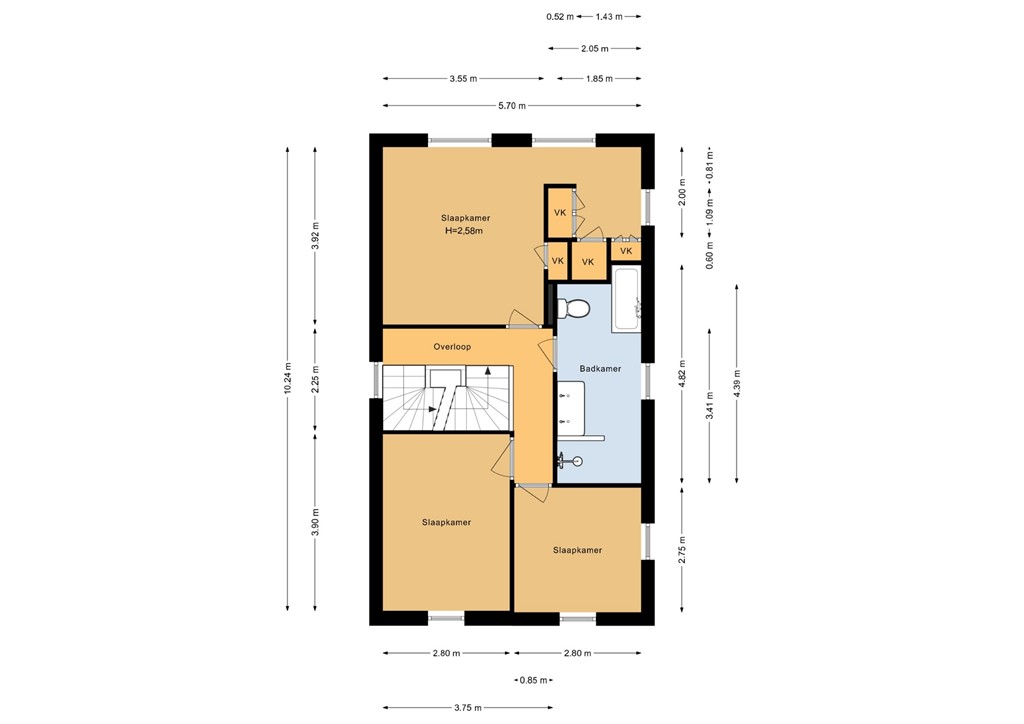 mediumsize floorplan